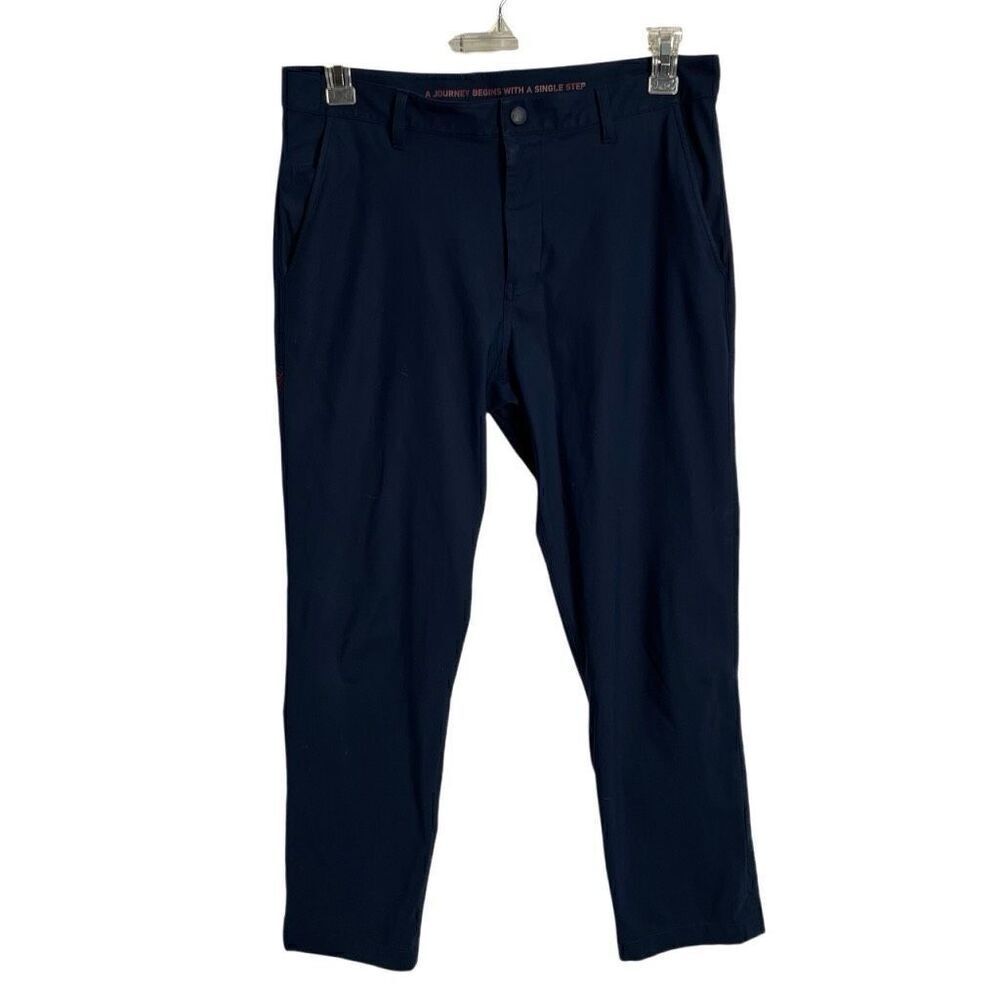 Rhone Mens City Pant 33 Navy Lightweight Reflectice Technical Japanese Fabric